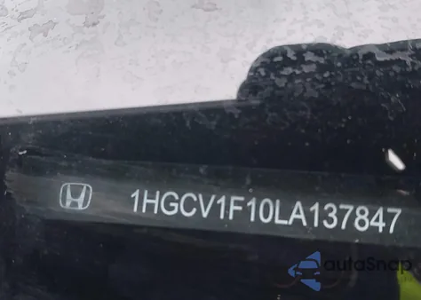 2020 Honda Accord Lx из США, поврежденный, VIN 1HGCV1F10LA137847